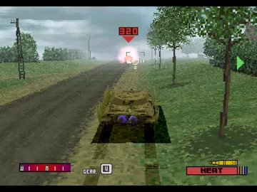 Panzer Front (US) screen shot game playing